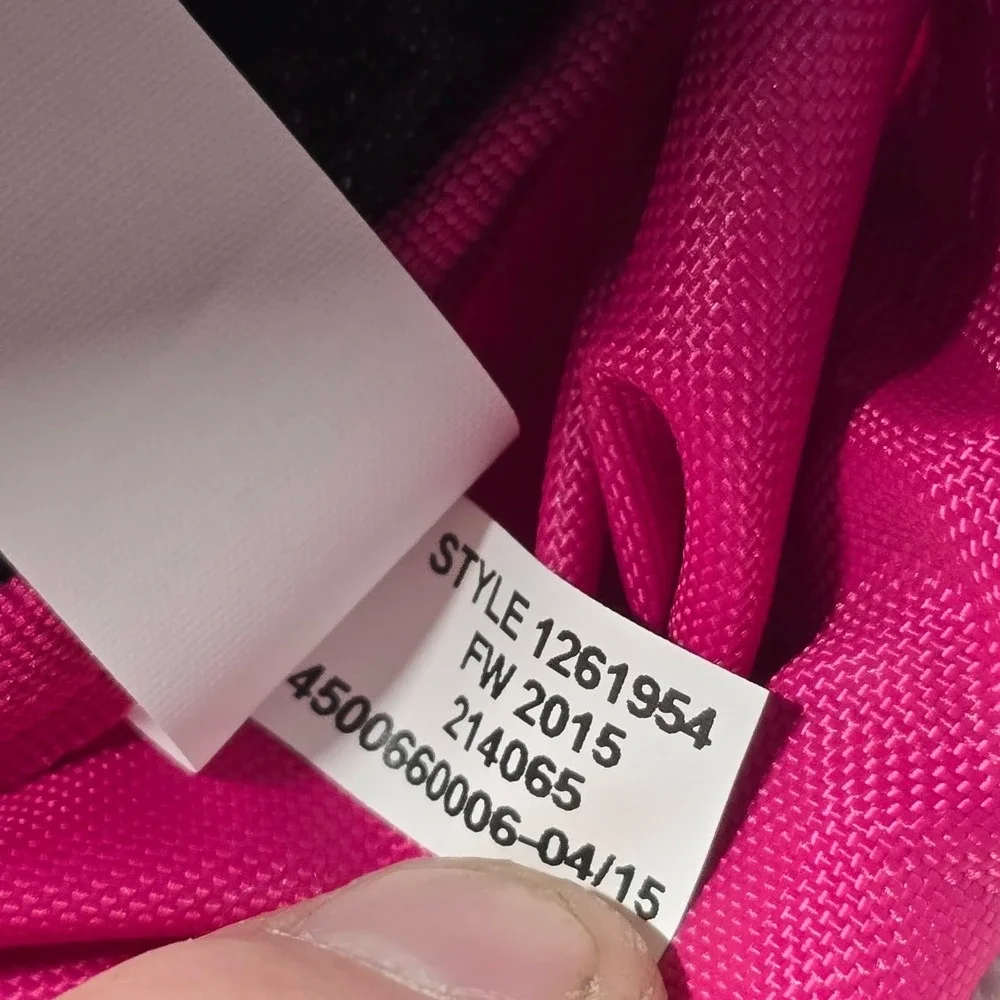 Under Armour Ozsee Sackpack Drawstring Bag Pink Gray Gym Backpack 1261954 OSFA